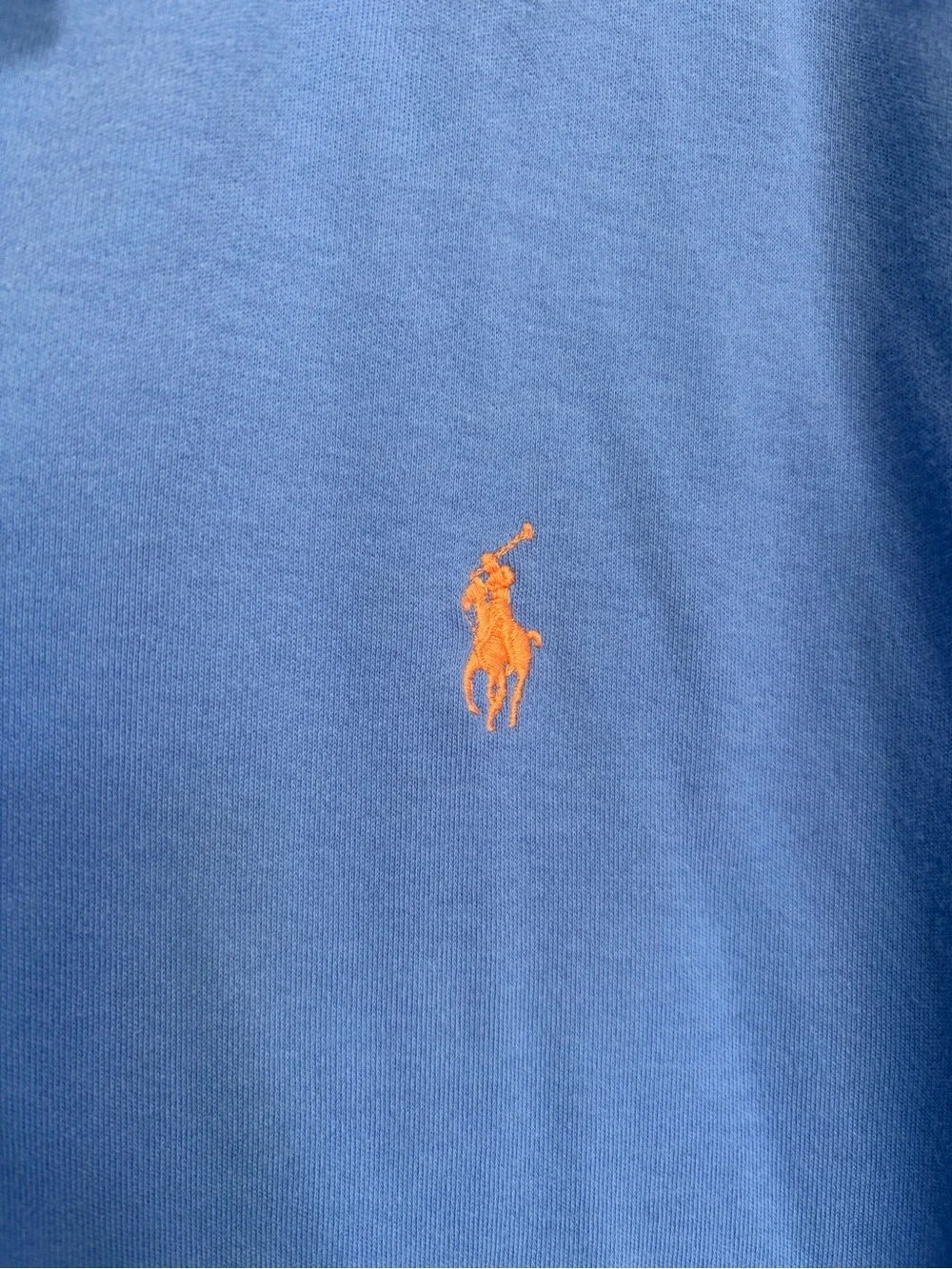 Ralph Lauren Men’s Blue Polo Orange Pony XL PREPPY CASUAL COASTAL
